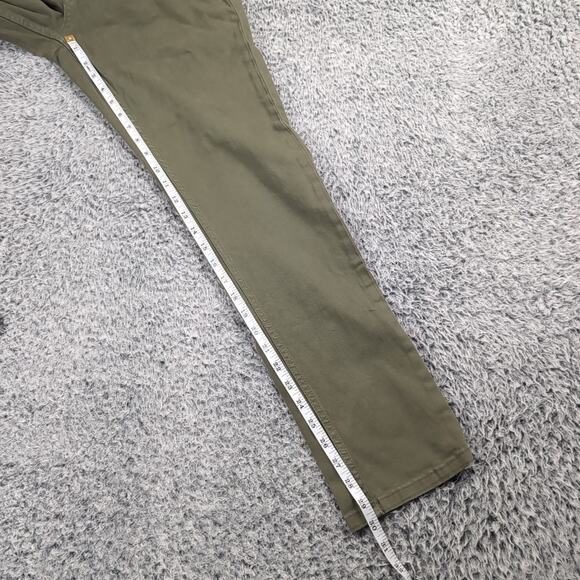 IZOD Jeans Men 30X30 Green Normcore Slim Fit Stretch Outdoor Chore Straight Leg - Picture 7 of 9